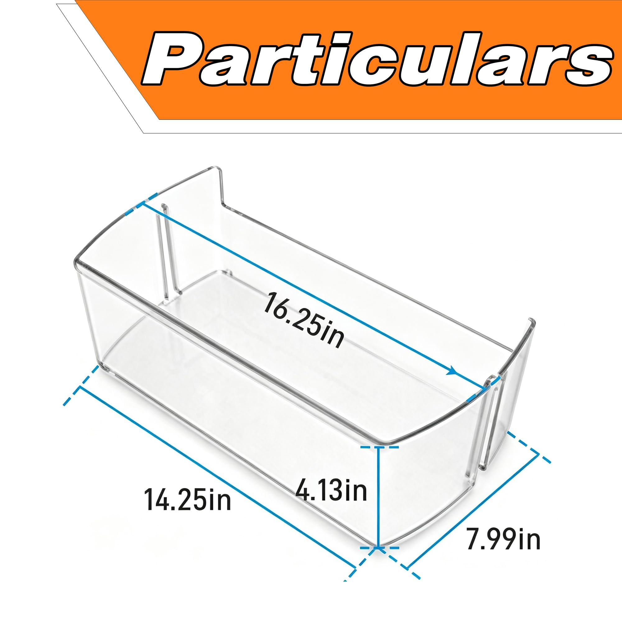 Estante mejorado para puerta de refrigerador compatible con LG MAN64890501