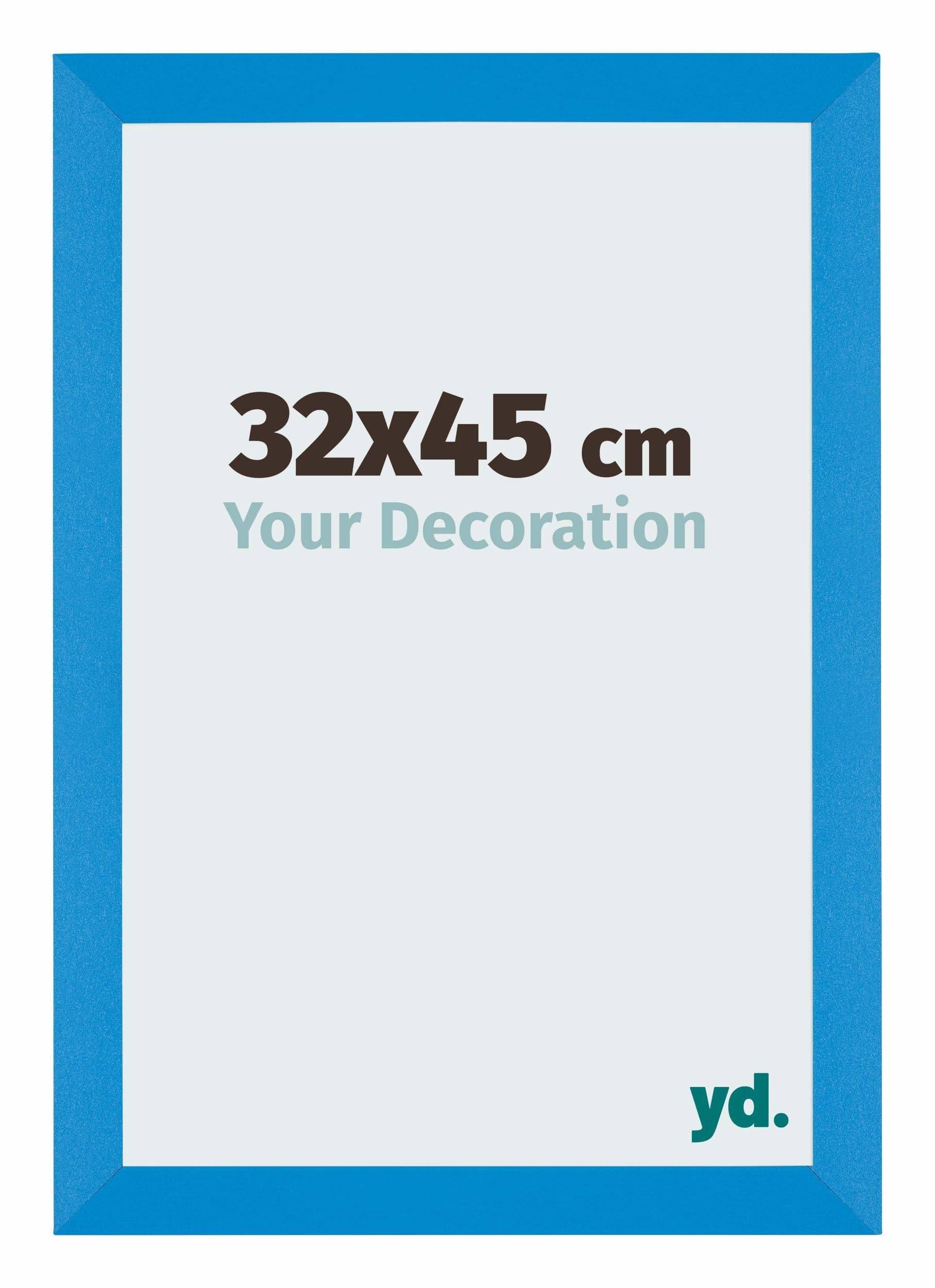 Your Decoration - Picture Frame 32x45 cm - Bright Blue - Decorative Wall Frame in MDF with Antireflection - Frame 32x45 - Mura