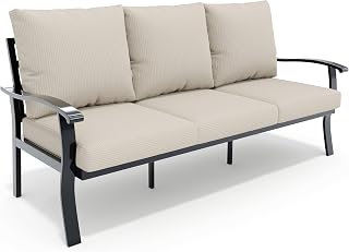 HOMREST Outdoor Couch Beige