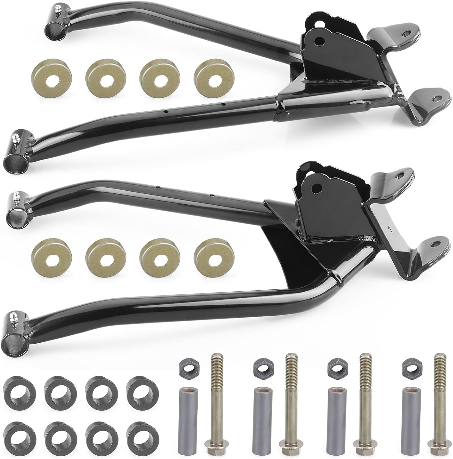 Front L/R A-Arm Bushing Rubber Cap Bolt Kit For RZR170 2009-2021 | 0454270-067, 0454271-067, 0451762, 0453683, 0452625, 0452626, 0450249, Left Right A-Arm