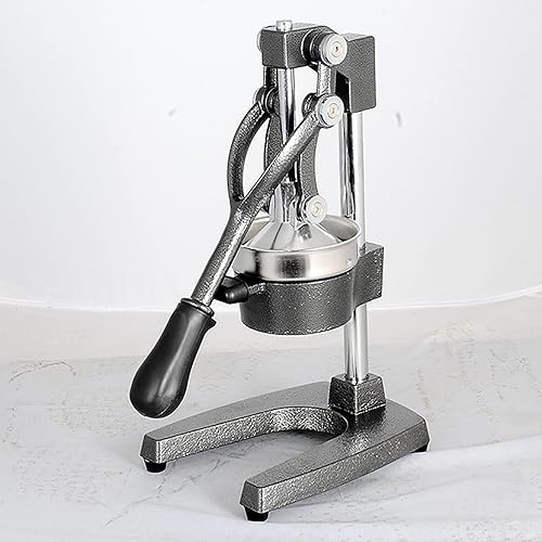 Exprimidor manual profesional de limón, exprimidor manual comercial de prensa de frutas, sin pelar, sin necesidad de añadir agua, fácil operación,