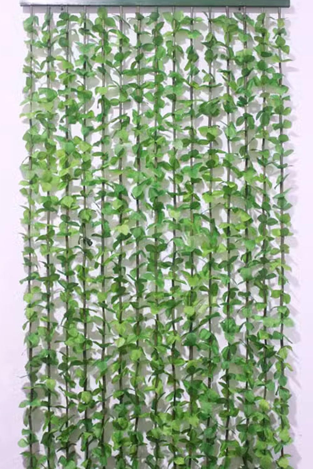 Dekorativer Fadenvorhang Perlenvorhang 90x170 cm Fliegenvorhang Für Hochzeit, Café, Restaurant, Innendekoration, Terrassentür, Wohnzimmer, Terrassentüren(Grün)