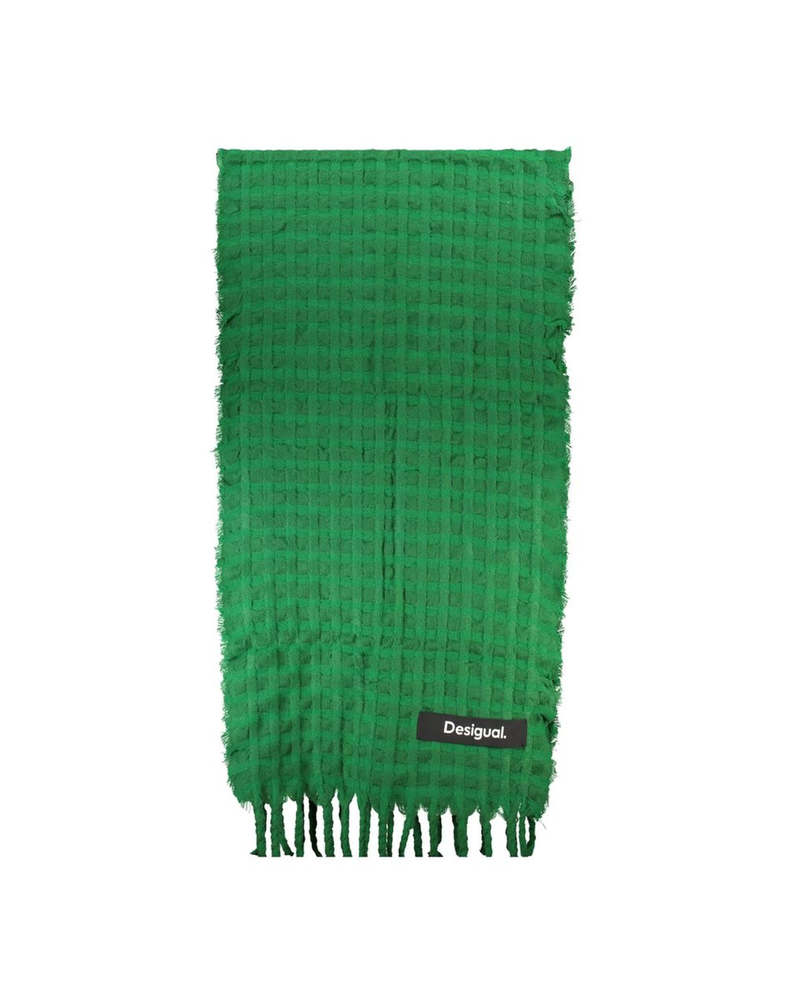 Desigual Sciarpa Donna thick colors 23wawa13 unica verde