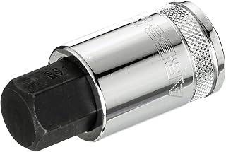 ARES 70121-1/2-Inch Drive 17mm Hex Bit Socket - Heat Treated CR-V Steel Sockets and S2 Steel CNC Machined Bits