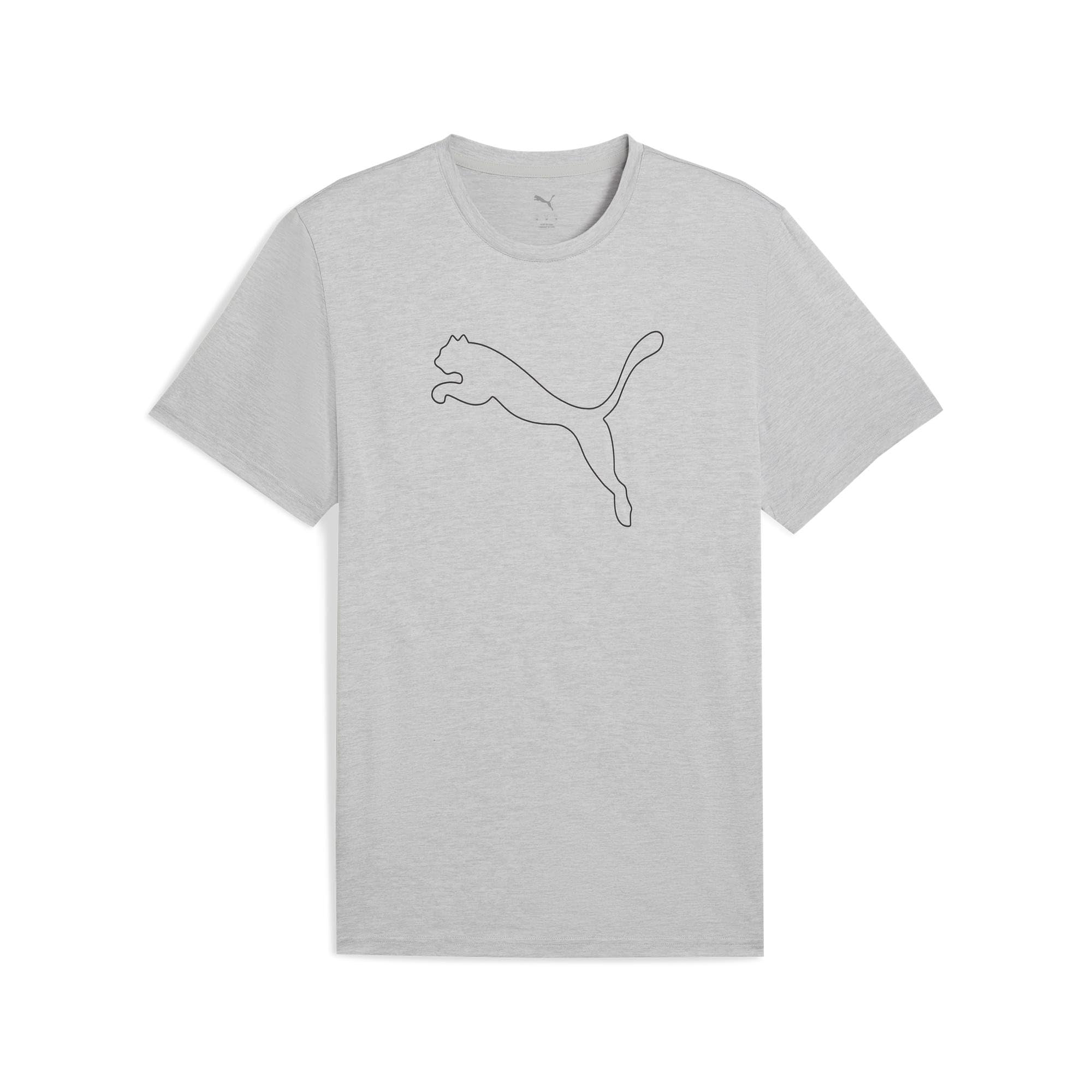 Puma Herren M Tad Essential Heather Cat Tees, Light Gray Heather, M EU