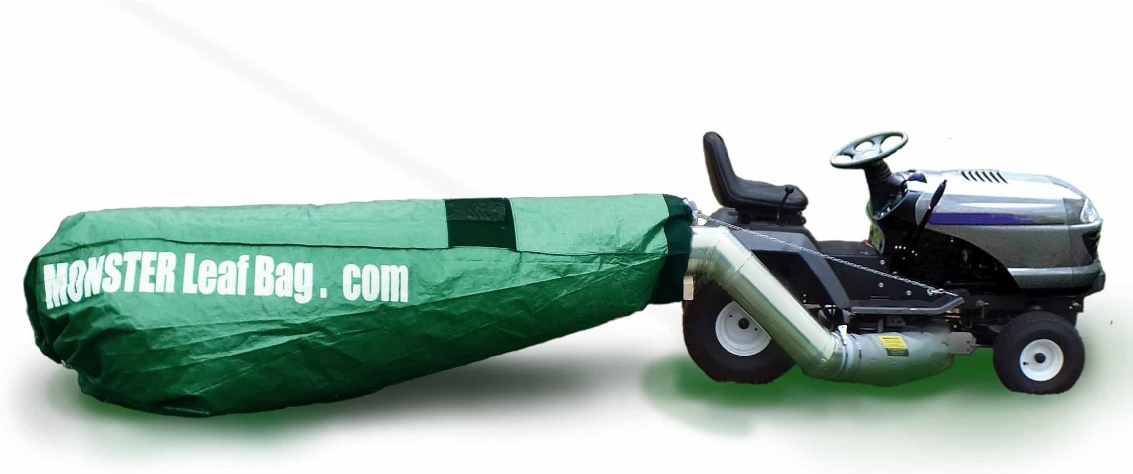 Adapter Kit Turns Lawn Tractors, Without Grass Catchers, Into Leaf Vacuum Collection Systems