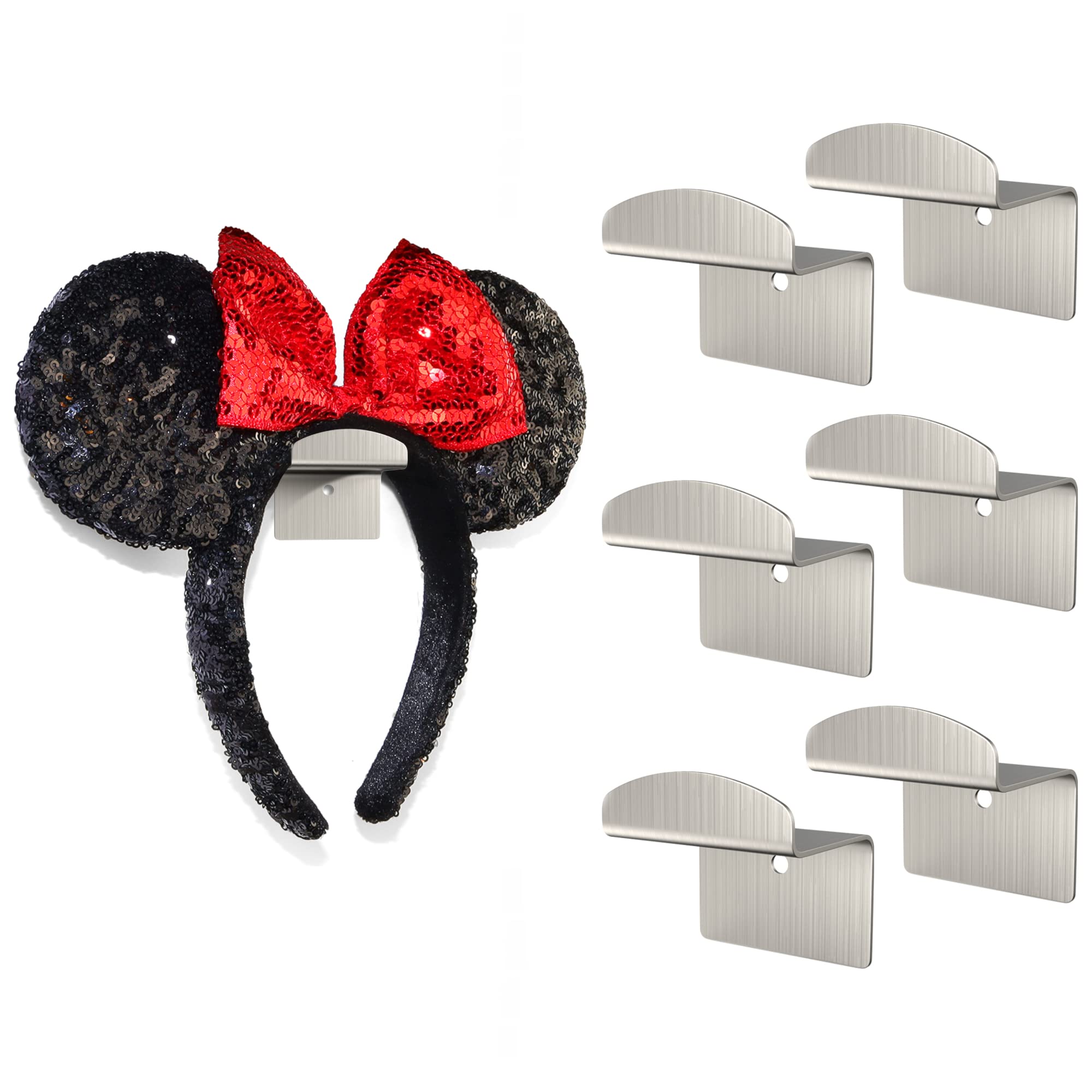 Support oreille Disney argenté pour ranger un bandeau