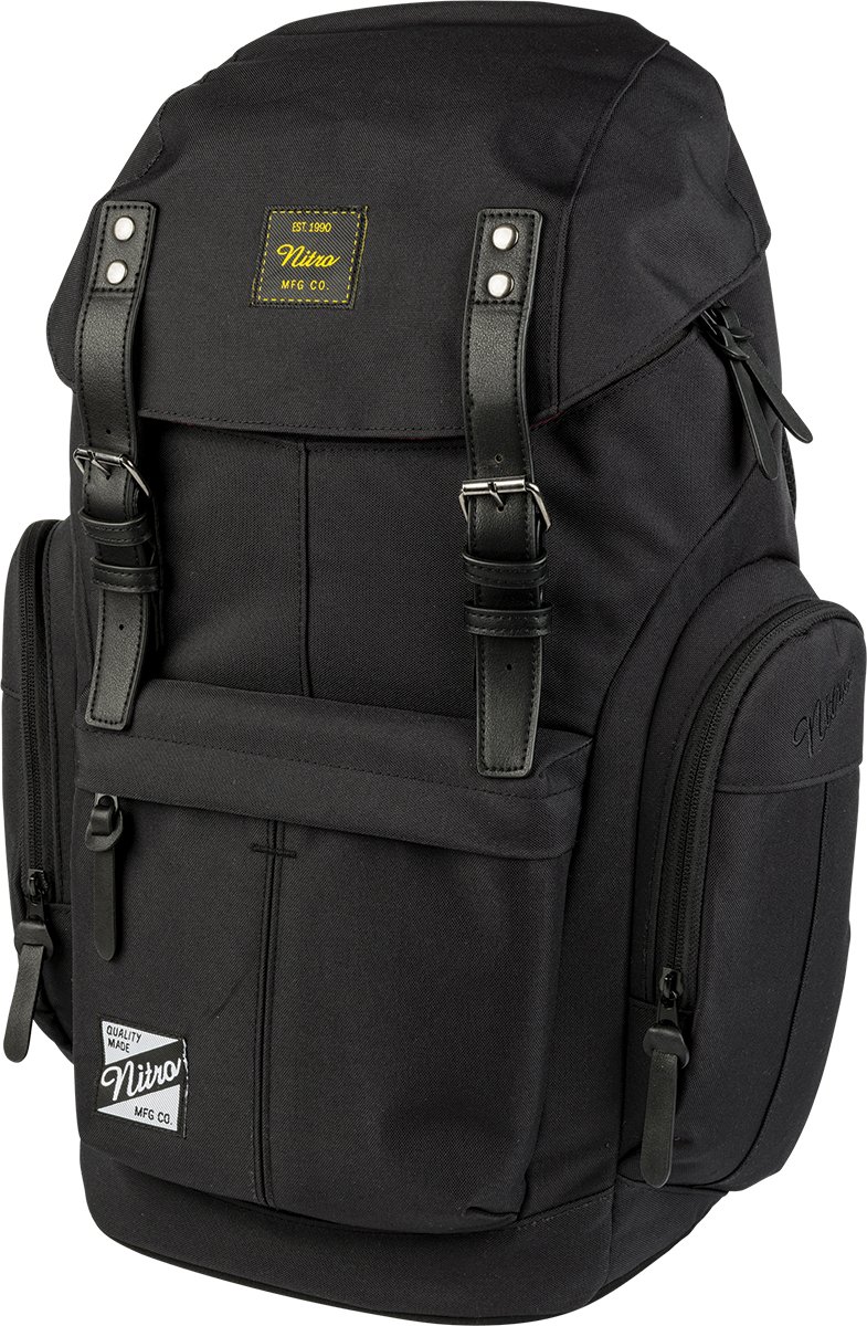 Nitro Daypacker Alltagsrucksack im Retro Look mit Gepolstertem Laptopfach, Schulrucksack, Wanderrucksack oder Streetpack, 32 L