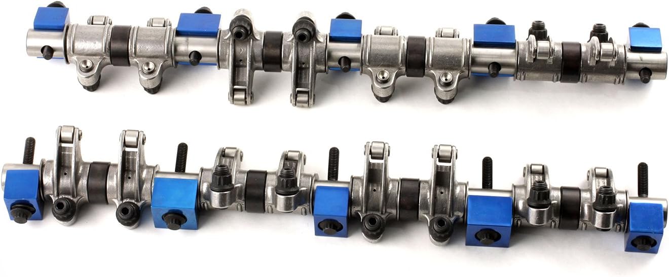 Speedmaster PCE261.1087 Compatible with Mopar and Compatible with Chrysler BB 383 440 1.5 Stainless Steel Roller Rocker Arm Set w/Shafts