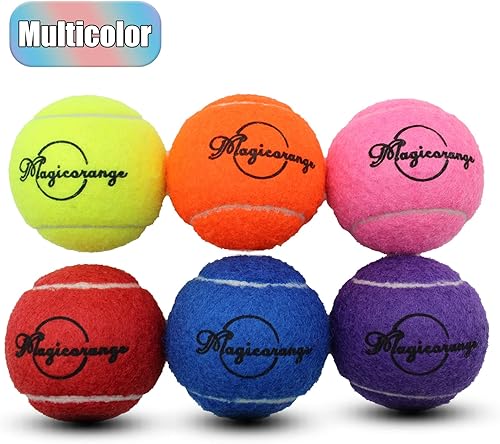 Miniatura 10 de Magicorange Pelotas de tenis, paquete de 30 pelotas de tenis de entrenamiento avanzado, vienen con bolsa de malla para un fácil transporte, buenas