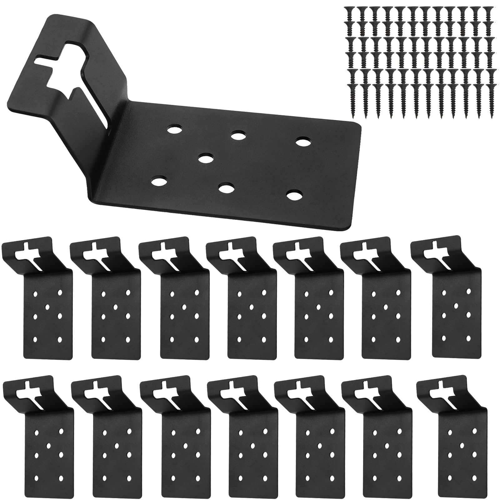 Snapklik.com : 16 Pack T-Post Bracket 4 T Post Mount Bracket For Signs