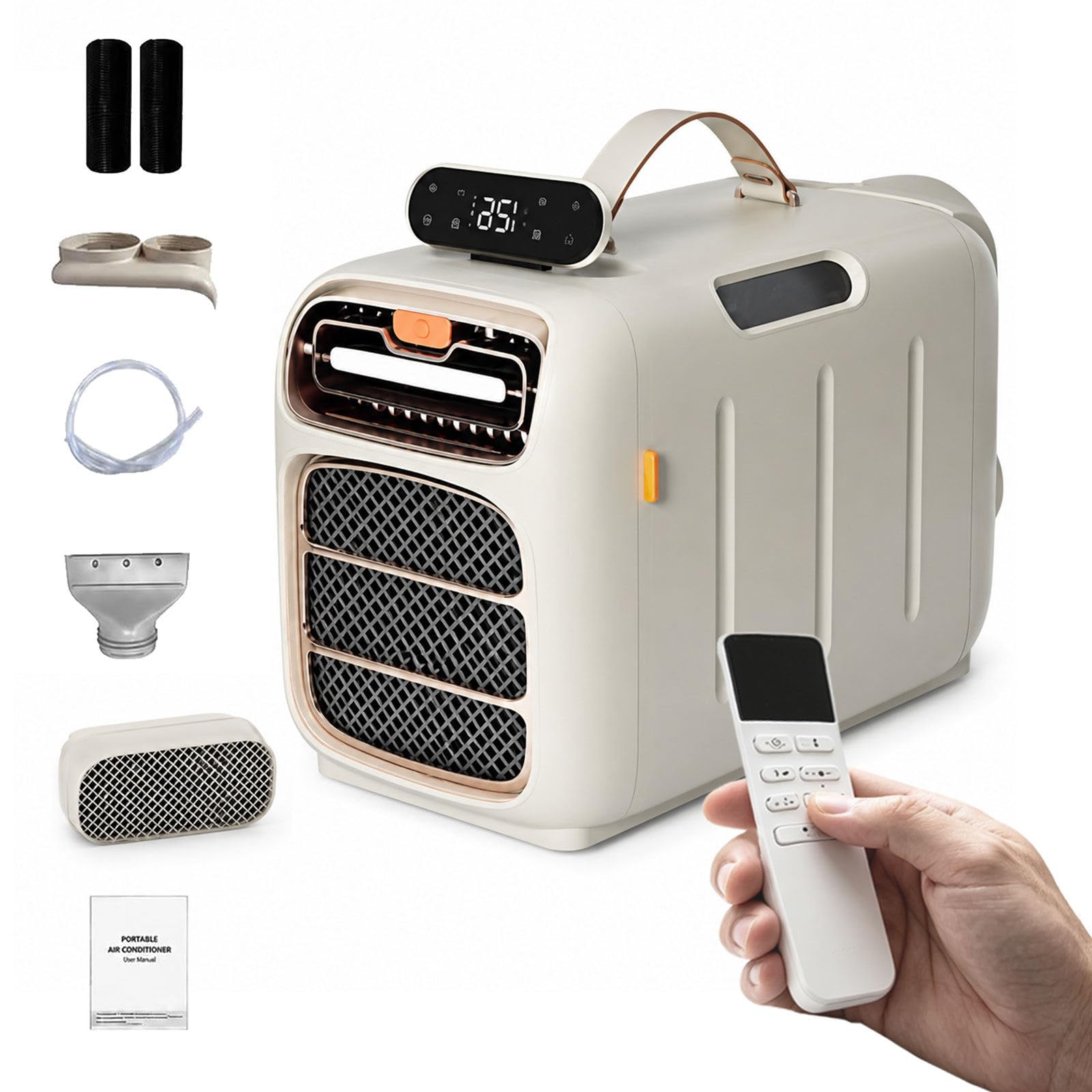 vnmudzeo Cooling and Heating Dual Modes-Portable Air Conditioner,420W Energy-Saving Input