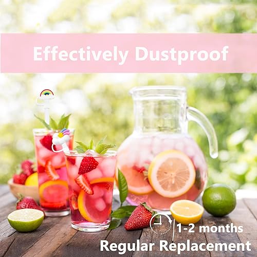 Miniatura 4 de 2 fundas de popote compatibles con vasos Stanley de 30 y 40 onzas, reutilizables y bonitos protectores de tapas para popotes Stanleys de 0.4