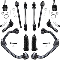 Vista 43 de Detroit Axle – 12 brazos de control superiores e inferiores delanteros con rótulas, barras de unión exteriores e interiores con topes, barras