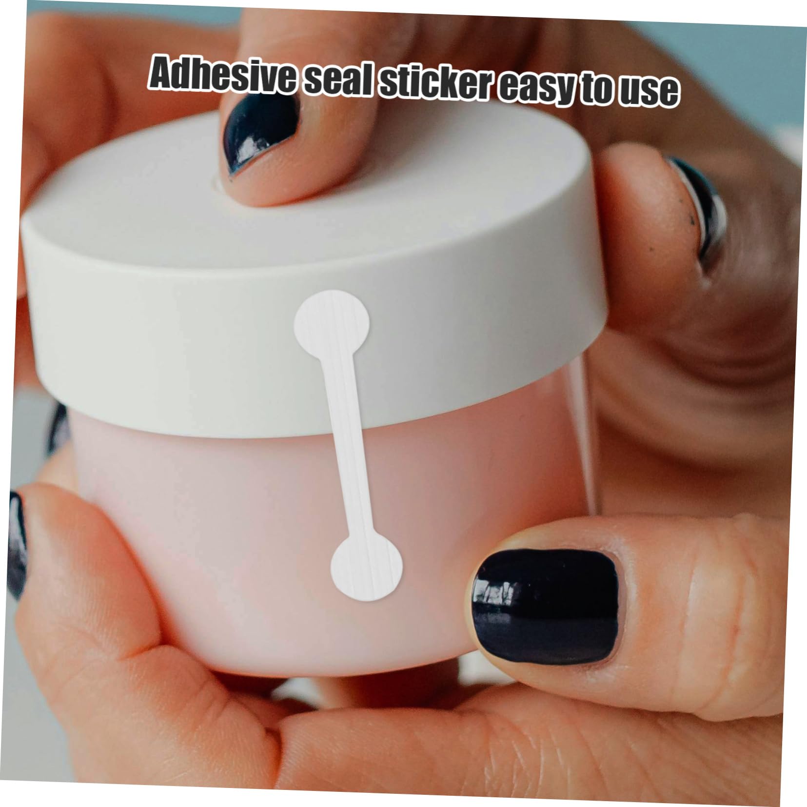 OSALADI 3 Set Adesivo Sigillo Cucina Etichetta Adesiva Impermeabile Avvolgere Etichette A Prova Di Manomissione Strisce Adesive Adesivi Se Stesso Argento Autoadesivo in Pvc 500 Pezzi * 3