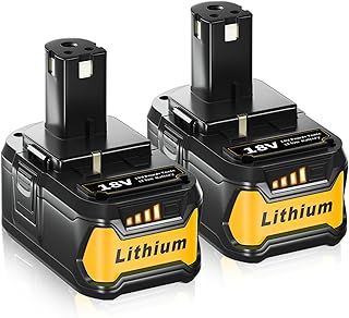 7000mAh 18V Replacement for Ryobi Battery P108 Lithium ion Batteries Compatible with Ryobi 18V ONE Plus Cordless Power Tools P102 P103 P104 P105 P107 P109,2-Pack