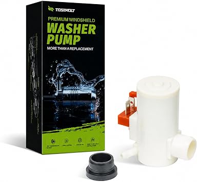 Windshield Washer Fluid Pump Motor w/Rubber Grommet Replace 177113