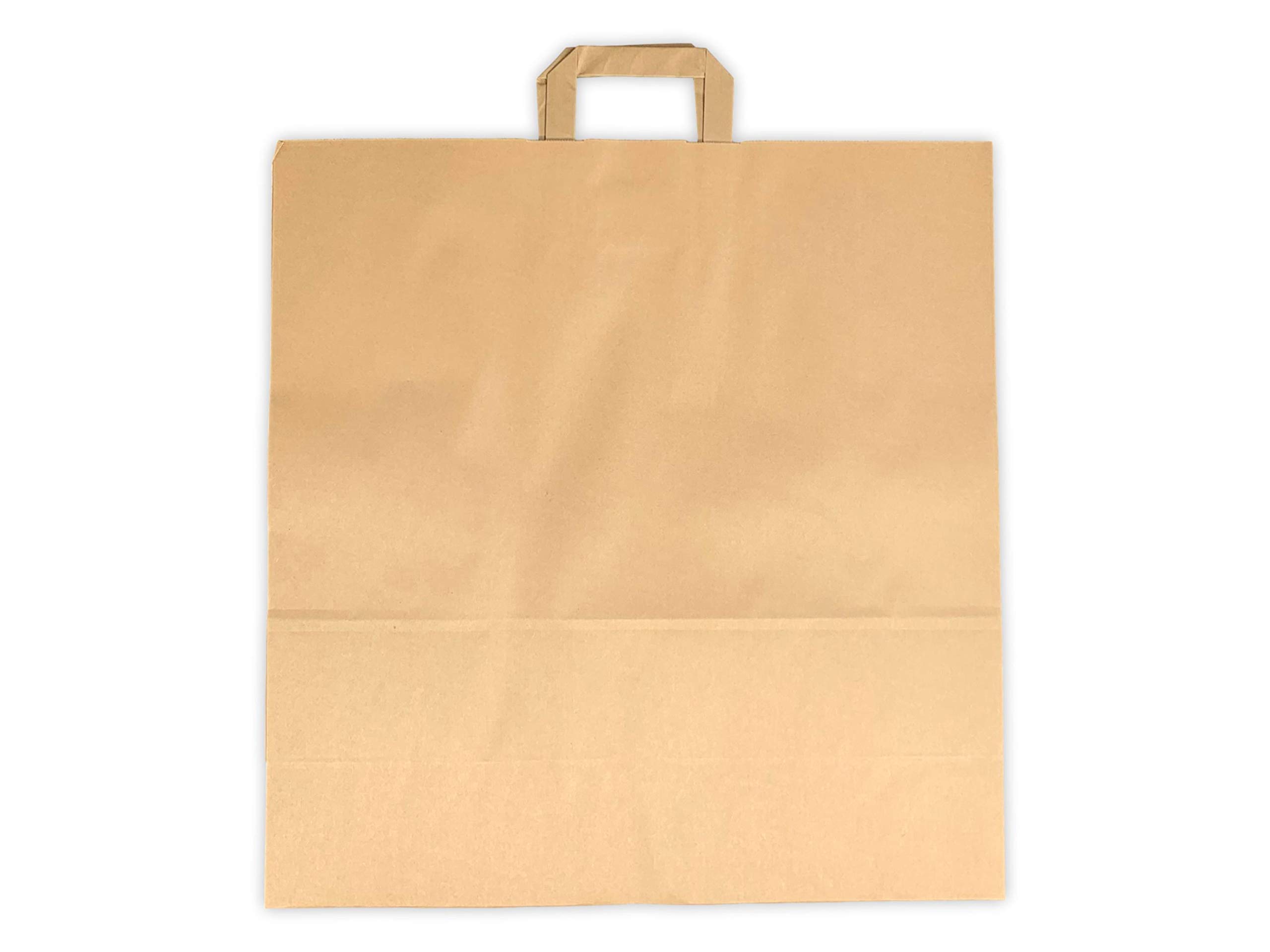 50 Kraftpapier-Taschen 36 Liter - Braune Einkaufstaschen 45x47x17 Cm