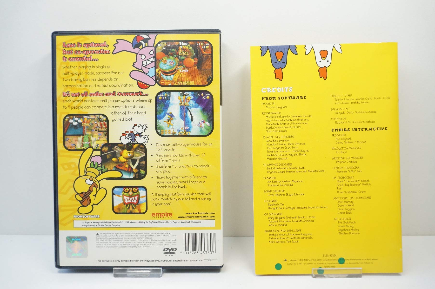 Jeu PS2 Kuri Kuri Mix - Version Française Complète - En Bon état