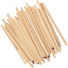200 x 140mm Bamboo Coffee Stirrers   Eco Friendly Biodegradable Drink Stir Sticks for Hot Drinks, Compostable Disposable Barista Accessories for Takeaway Cups & Catering Supplies by Espresso Yourself
