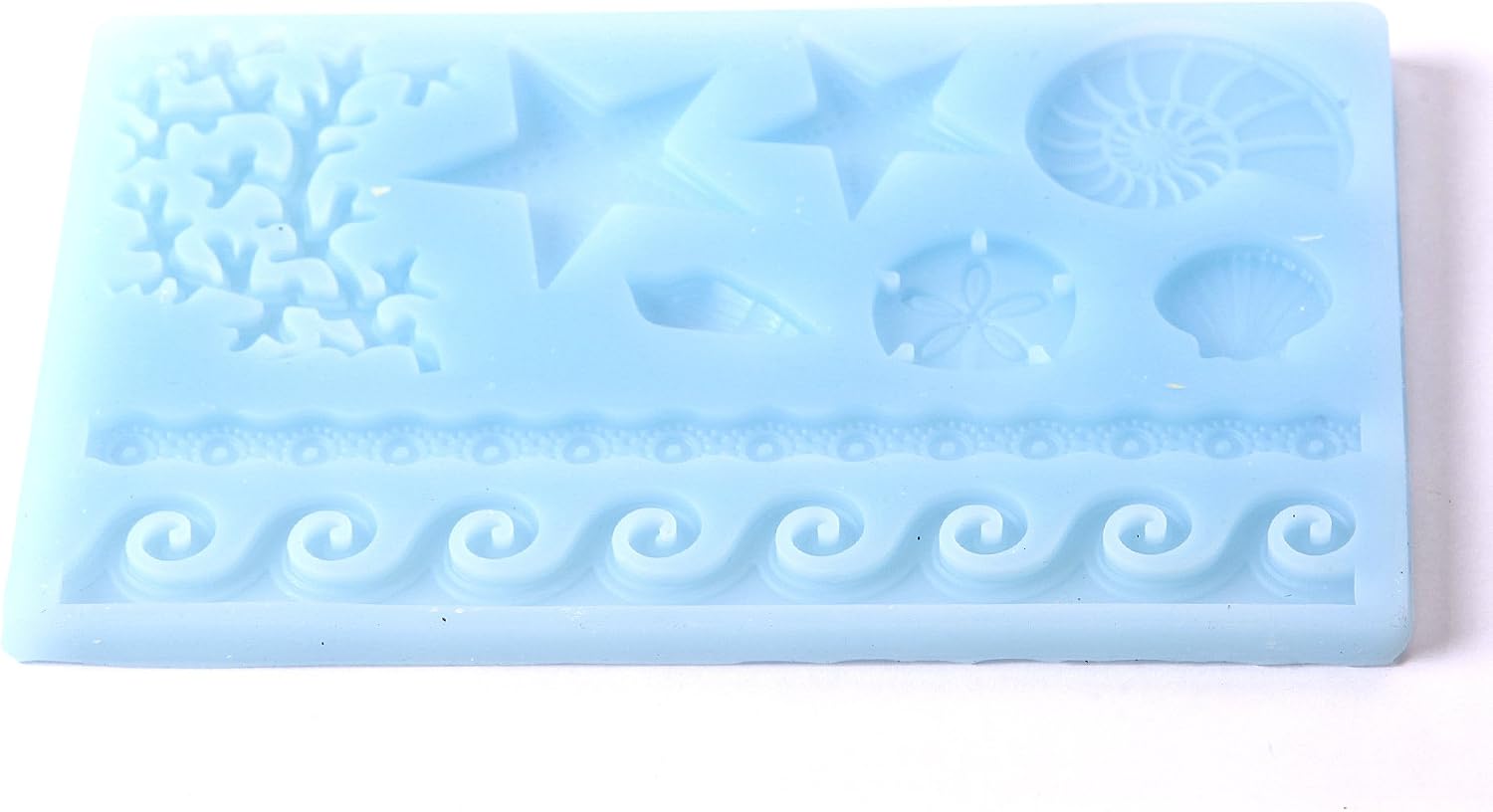 Sea Coral Fondant Cake Decorations Silicone Mould, Transparent, 18.8 x 12 x 0.7 cm - Image 3