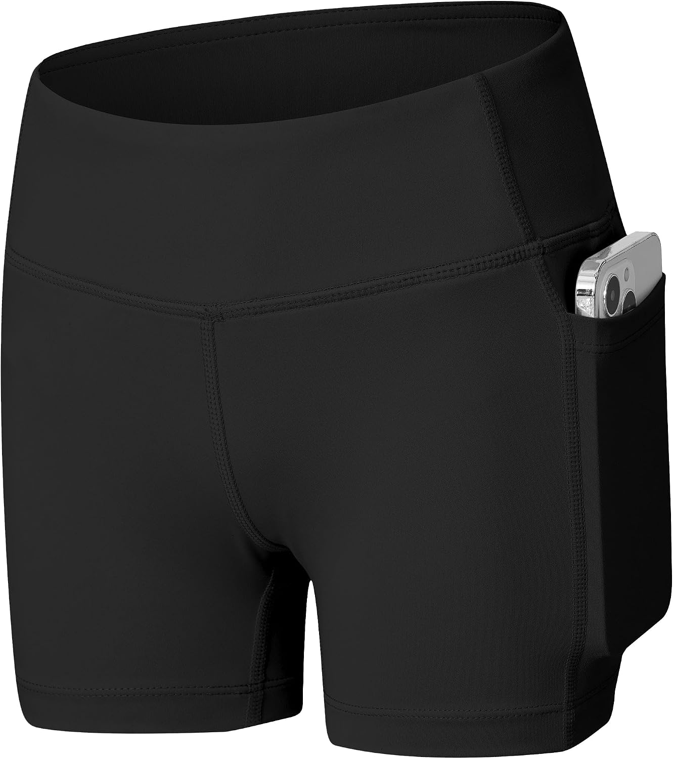 Willit Girls Swim Shorts with Pockets UPF 50+ Sun Protection Swimming Bottom