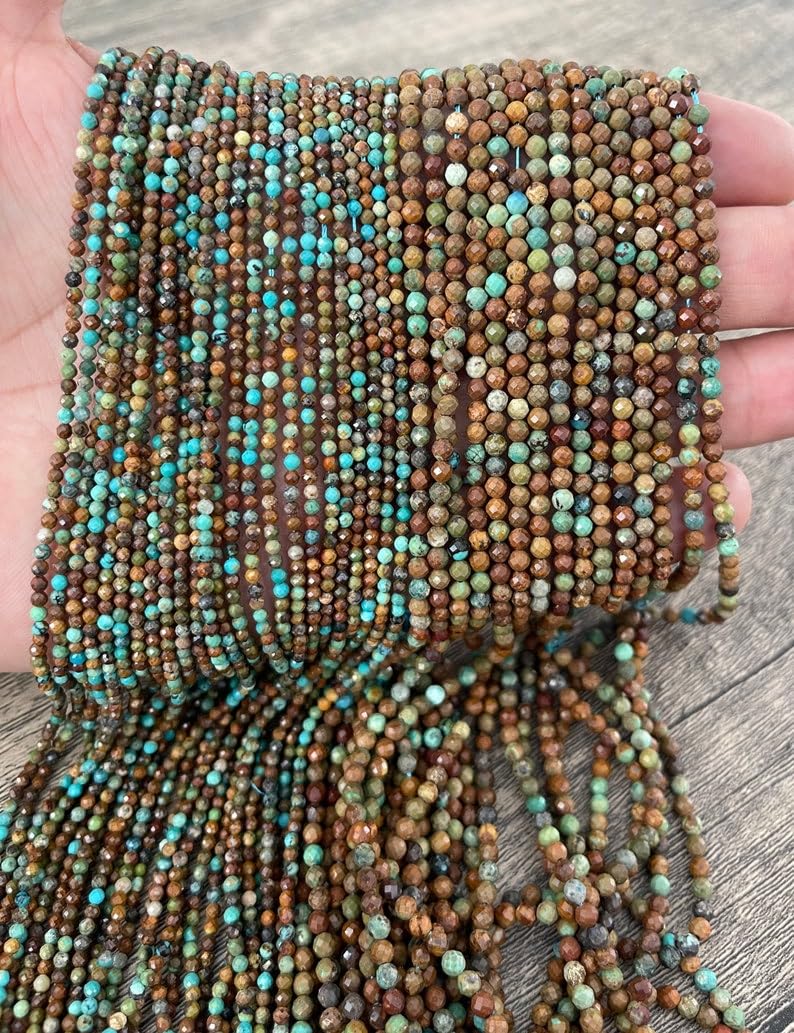 Perles marron africain 2mm pour bijoux bohèmes faits maison