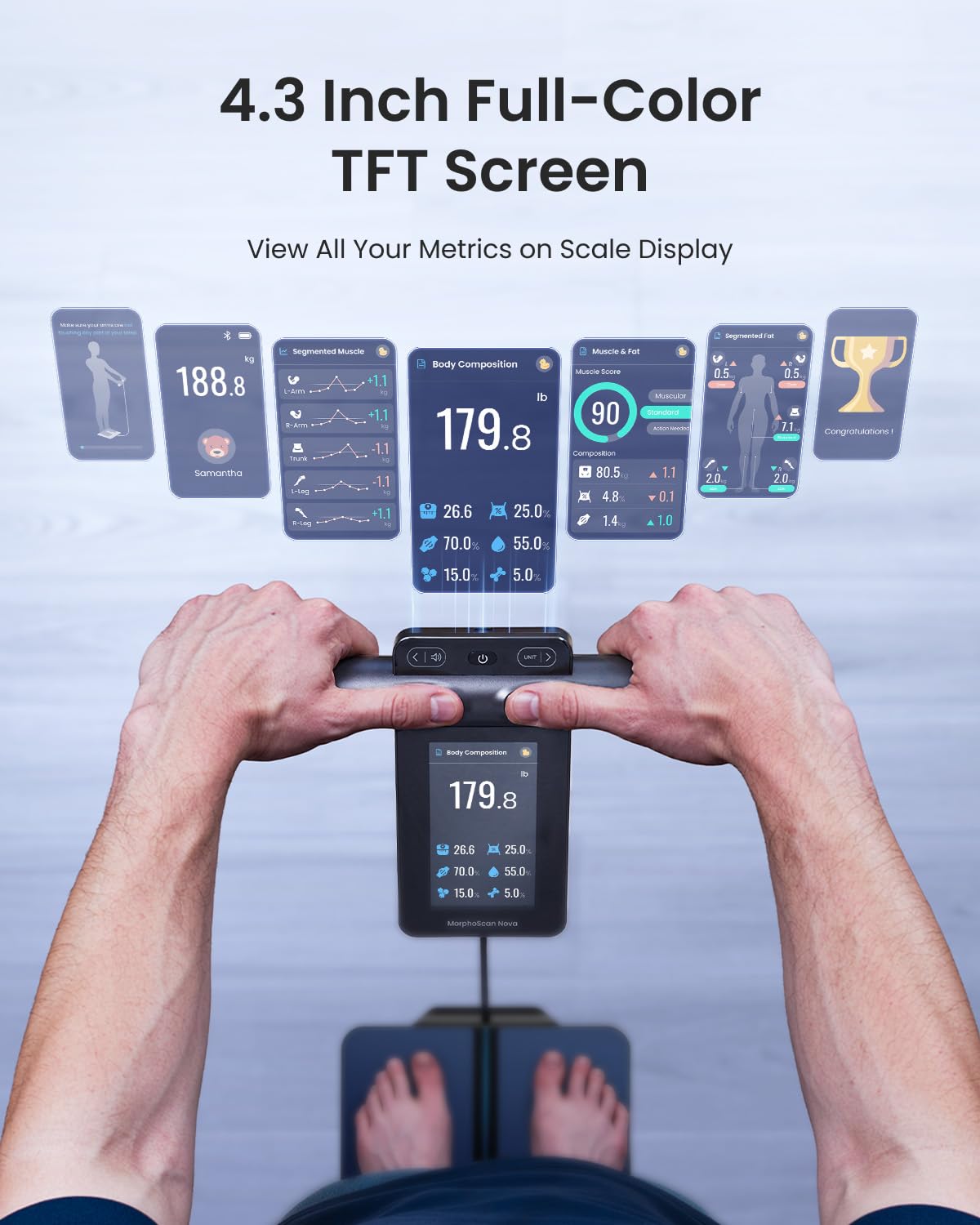 19.93 Only **- RENPHO Smart Scale For Body Weight, Digital Bathroom Scale BMI Weighing Bluetooth Body Fat Physician Suggested. Link In Comments. > #ad #sponsored - View #9