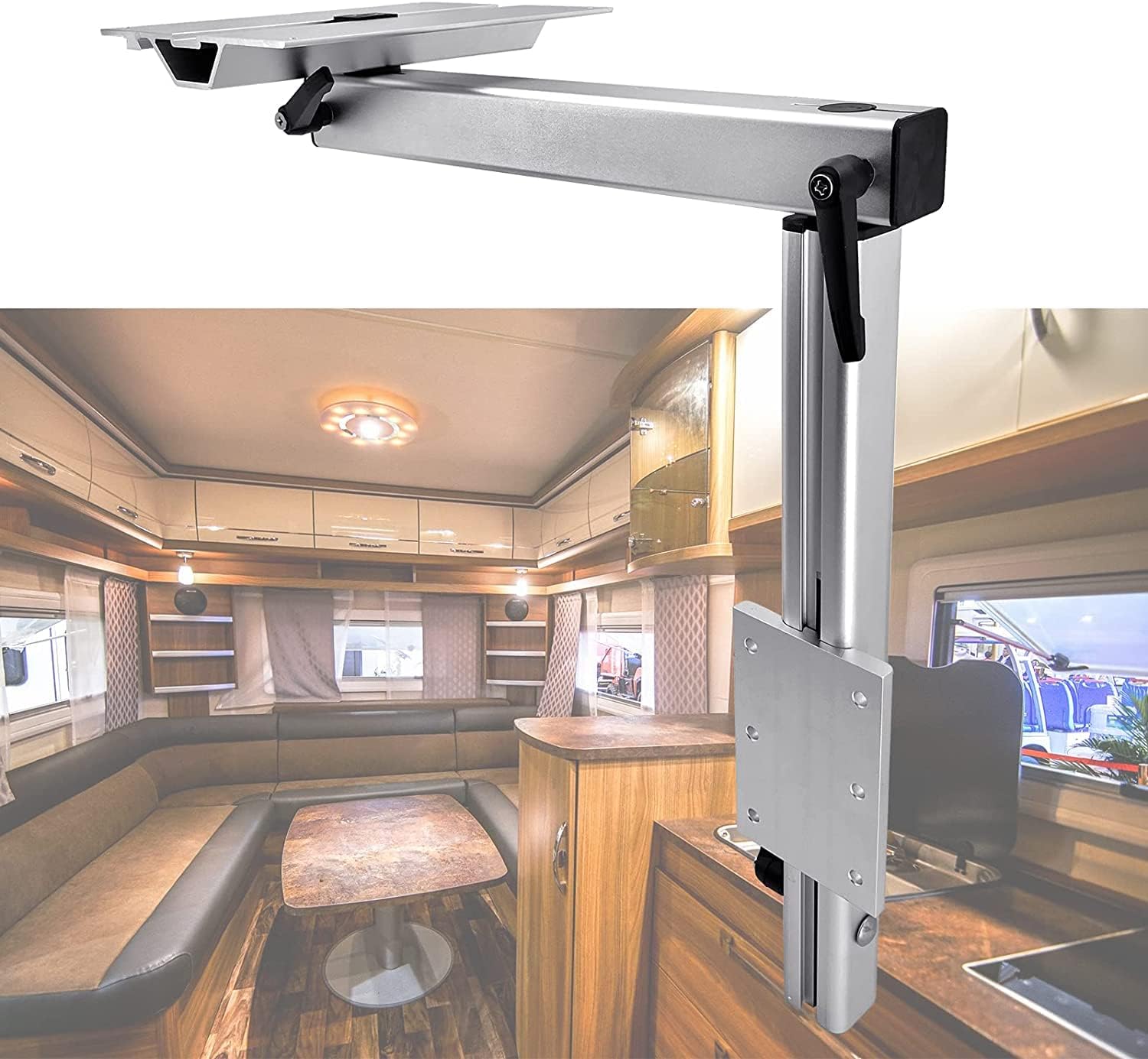 Jacgood 360 Degree Removable swivel table leg, RV accessories unloading