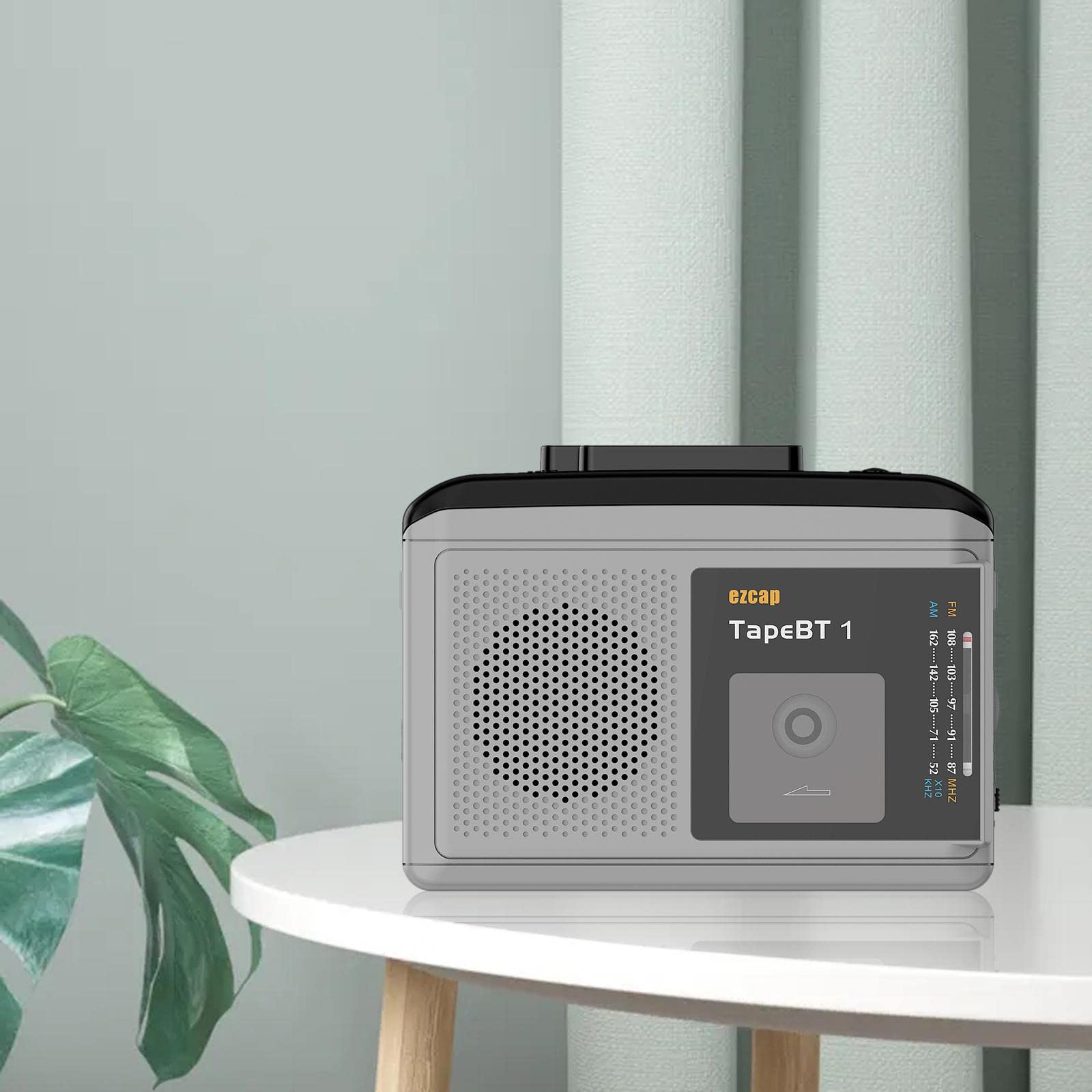 Reproductor de casete portátil compacto de música, radio personal, convertidor ligero