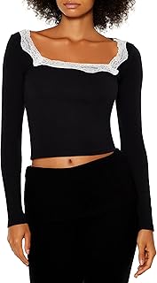 Forever 21
Women's Plus Size Lace-Trim Crop Top