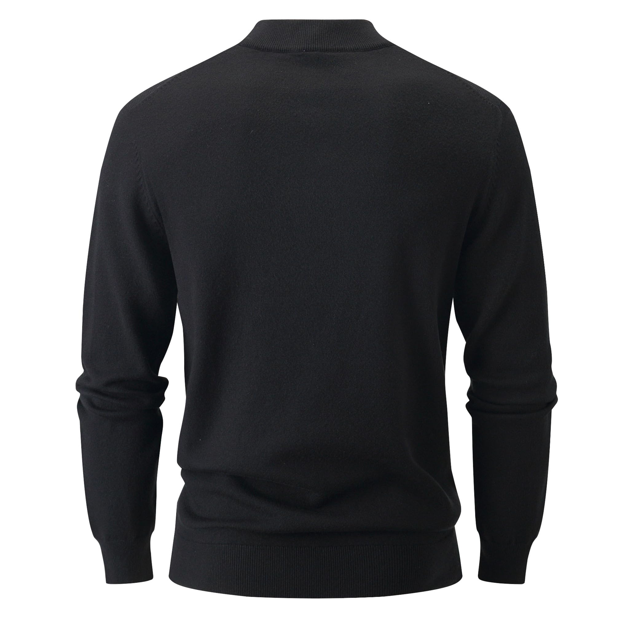VEIISAR Herren Stehkragenpullover 360g - Dicke Variante - Pullover Wärme für Herbst/Winter - Weicher Bequemer Strickpullover