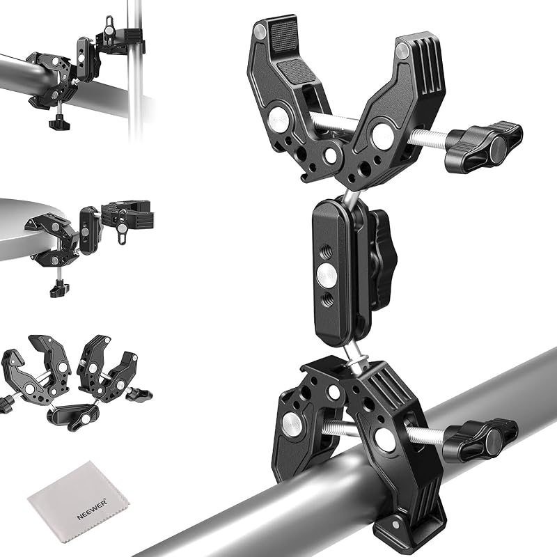 NEEWER Double Super Clamp
