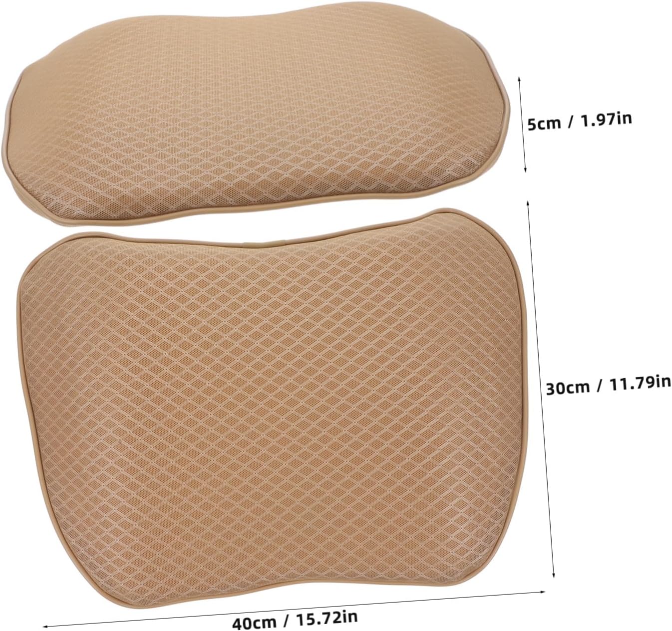Car Seat Cushion Nonslip Bottom Breathable Ice Silk Seat Cover for Driver's Comfort Removable and Washable for Car Models