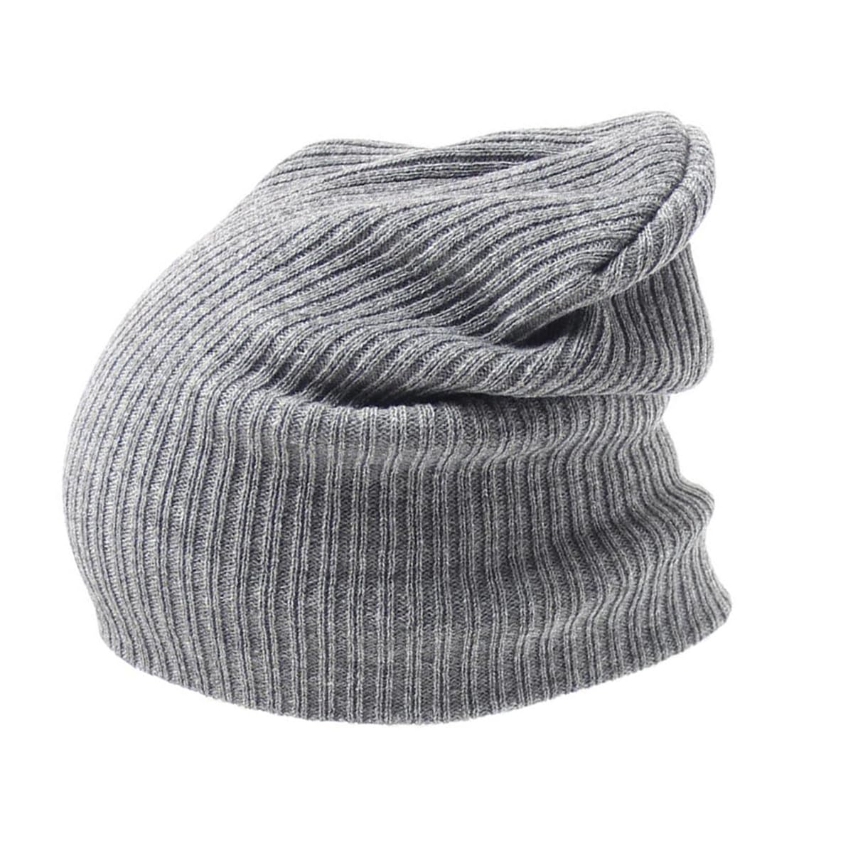 Van Der Linn Unisex Grey Adult Slouch Beanie Winter Hat Cap One Size Skateboard (Uk, Alpha, One Size, )