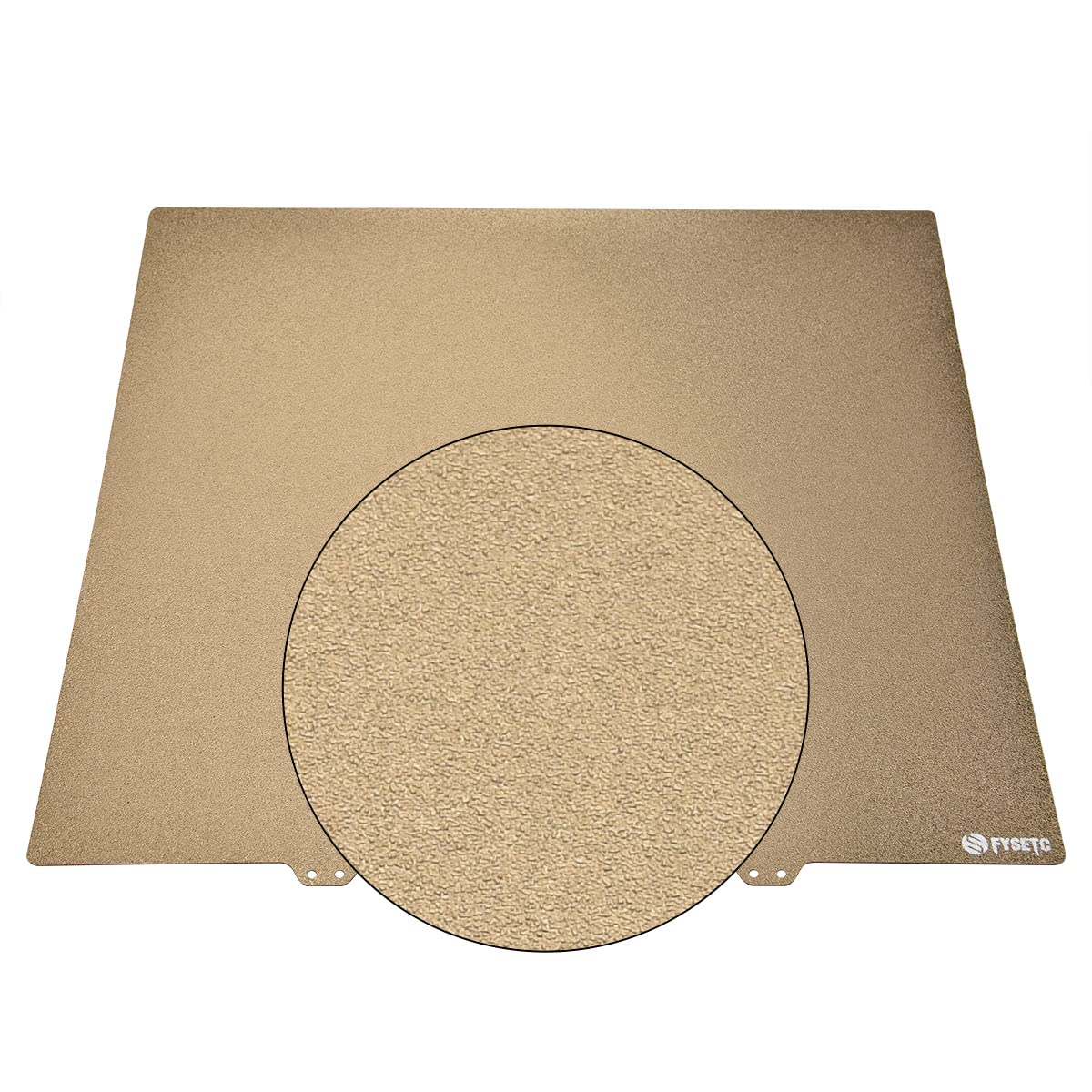 BCZAMD Ender 5 Plus platforma do druku 3D, dwustronna, malowana proszkowo, bez naklejek maagnetycznych, druk, 377 x 370 mm, do drukarki 3D, części do łóżka termicznego, złota