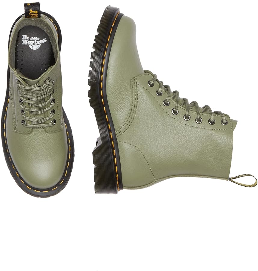 Amazon | Dr. Martens 1460 パスカル, 落ち着いたオリーブ。, 22.0 cm
