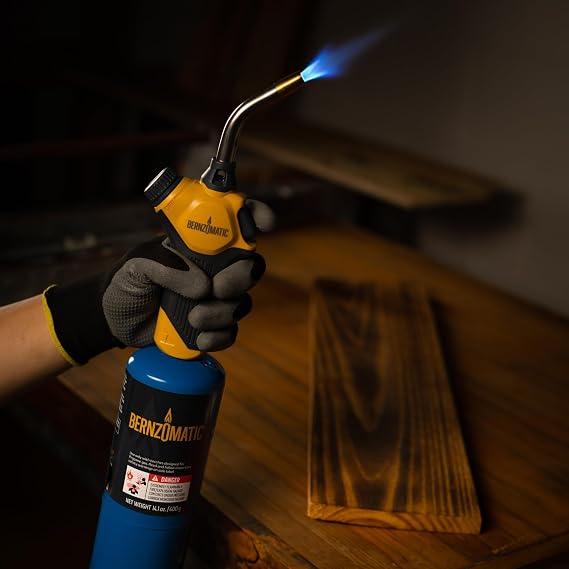 Bernzomatic FlameCommanderTM Torch Adjustable Swirl Flame Propane Torch for DIY Projects, Household Repairs, Soldering, and More