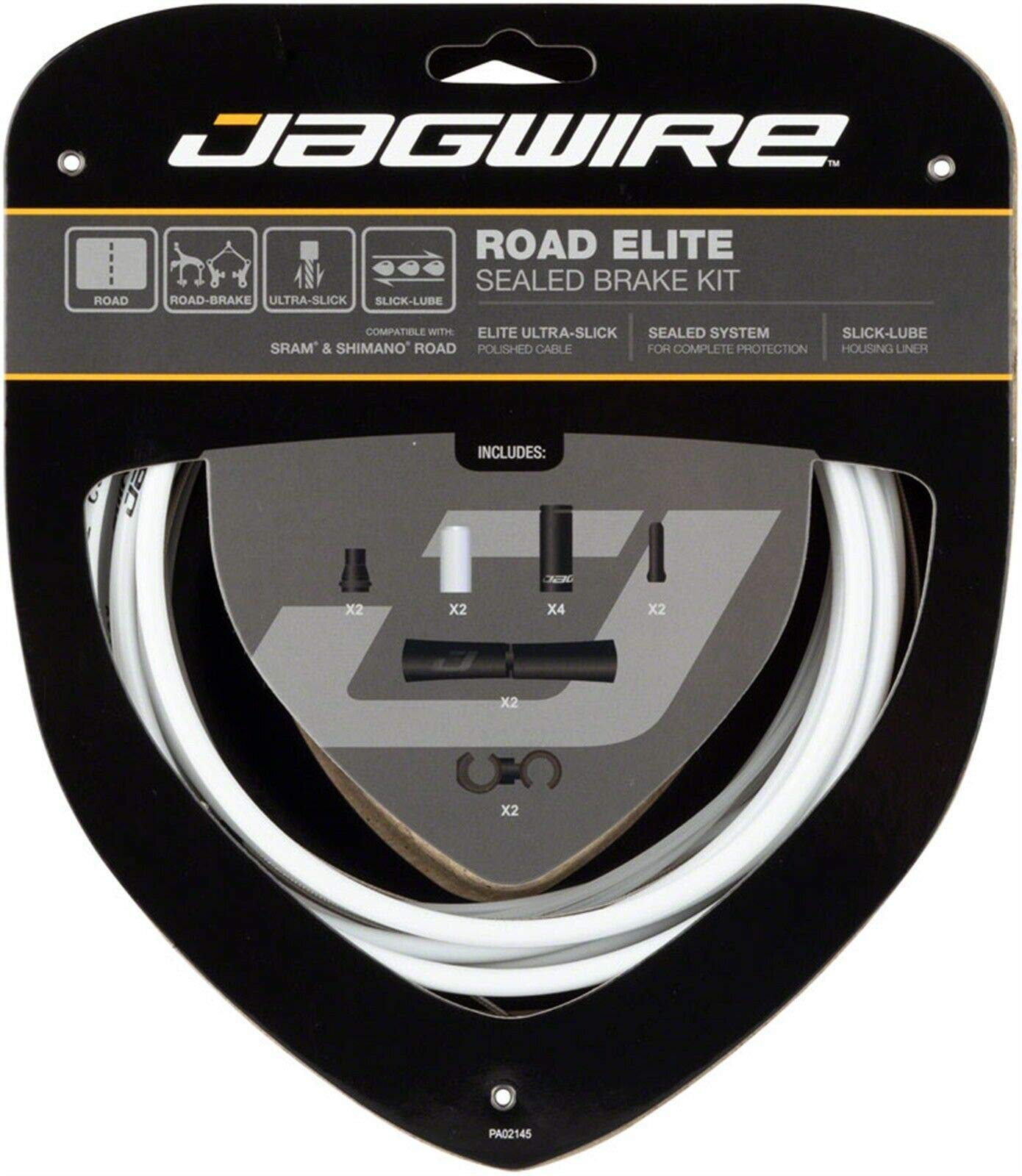 Jagwire Road Elite Unisex Adult Cables and Sheaths, White, One Size — image 1
