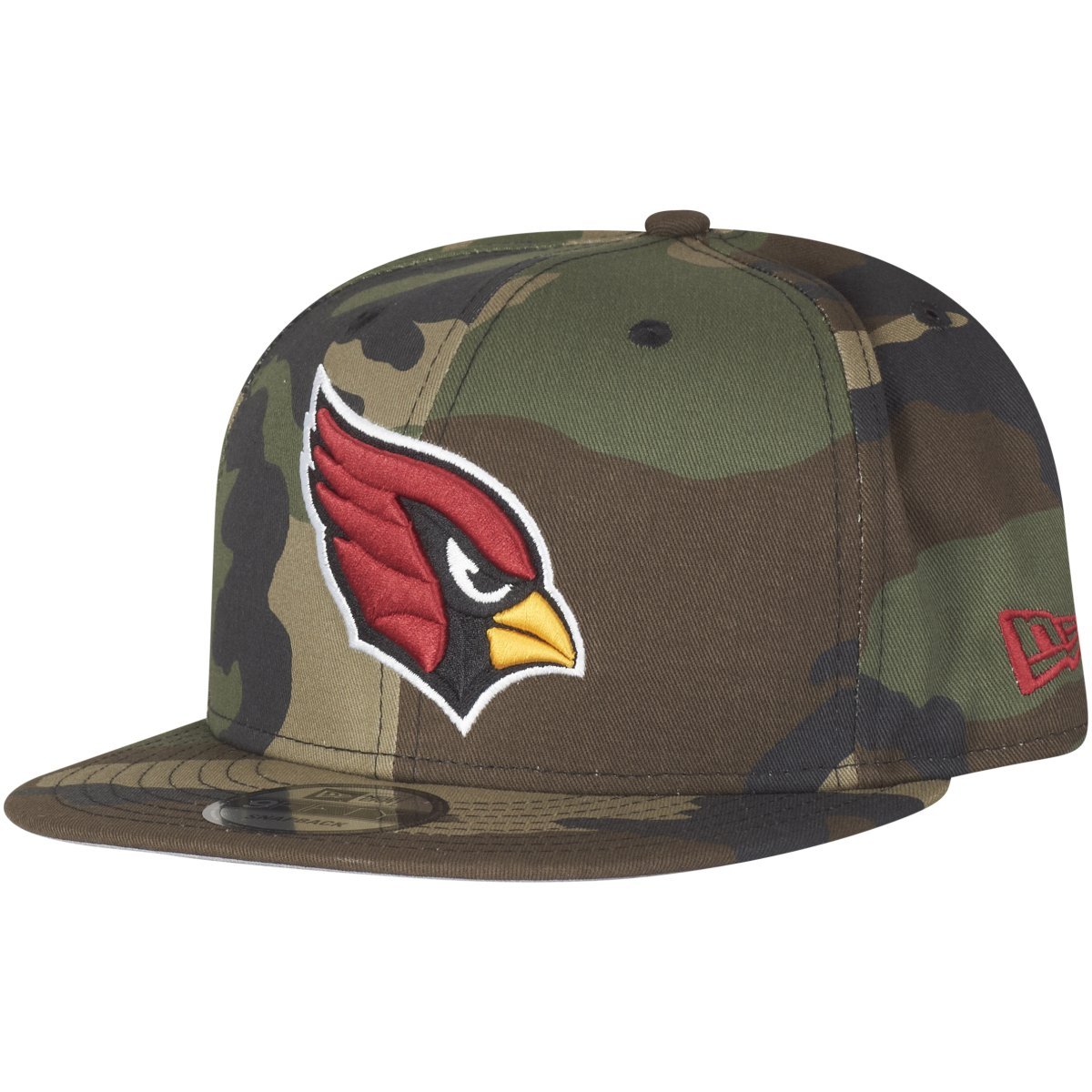 New Era Men's Black 9Fifty Snapback Cap - Arizona Cardinals Wood Camo