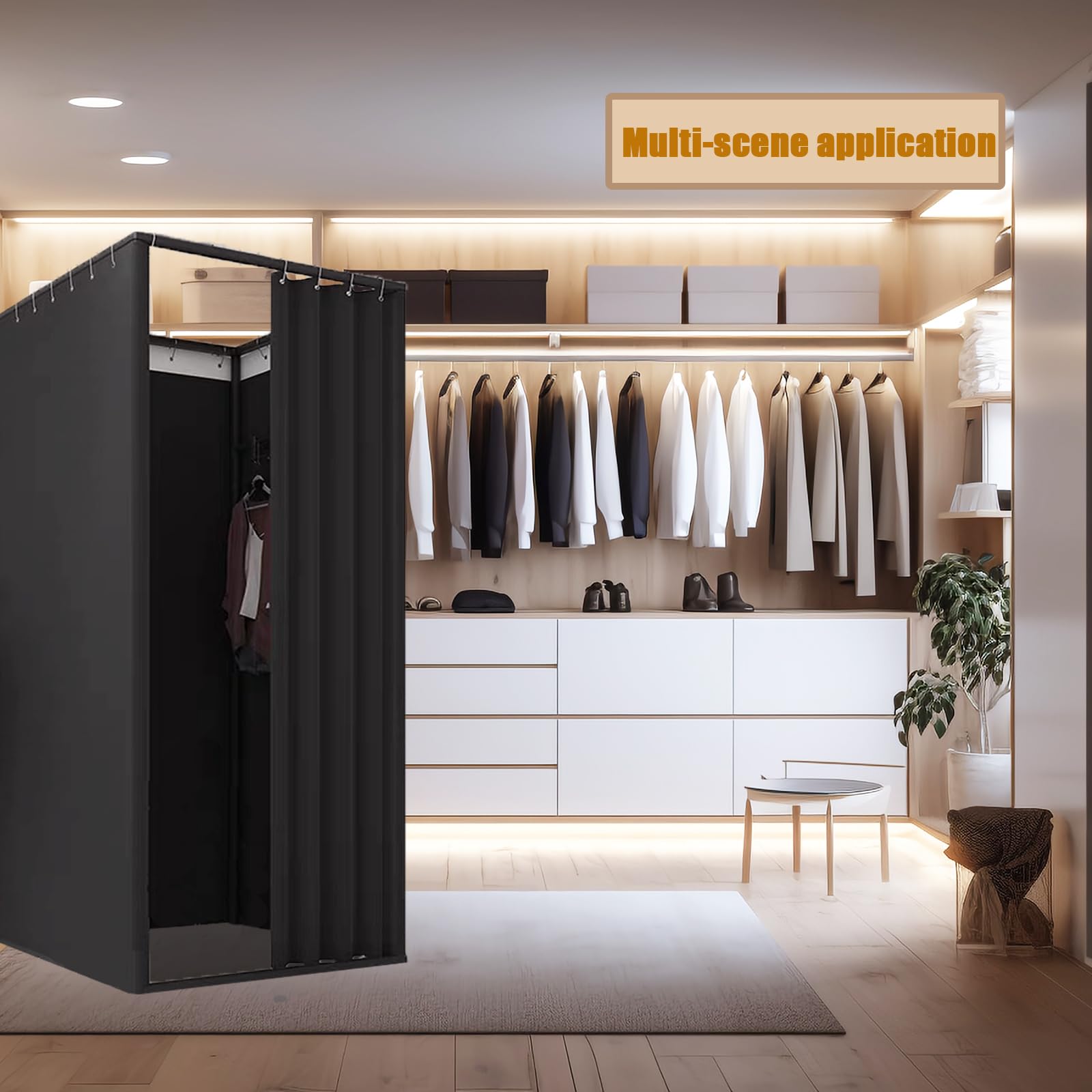 Movable Changing Booth JVVMNJLK Portable Changing Room - Privacy Screen ...