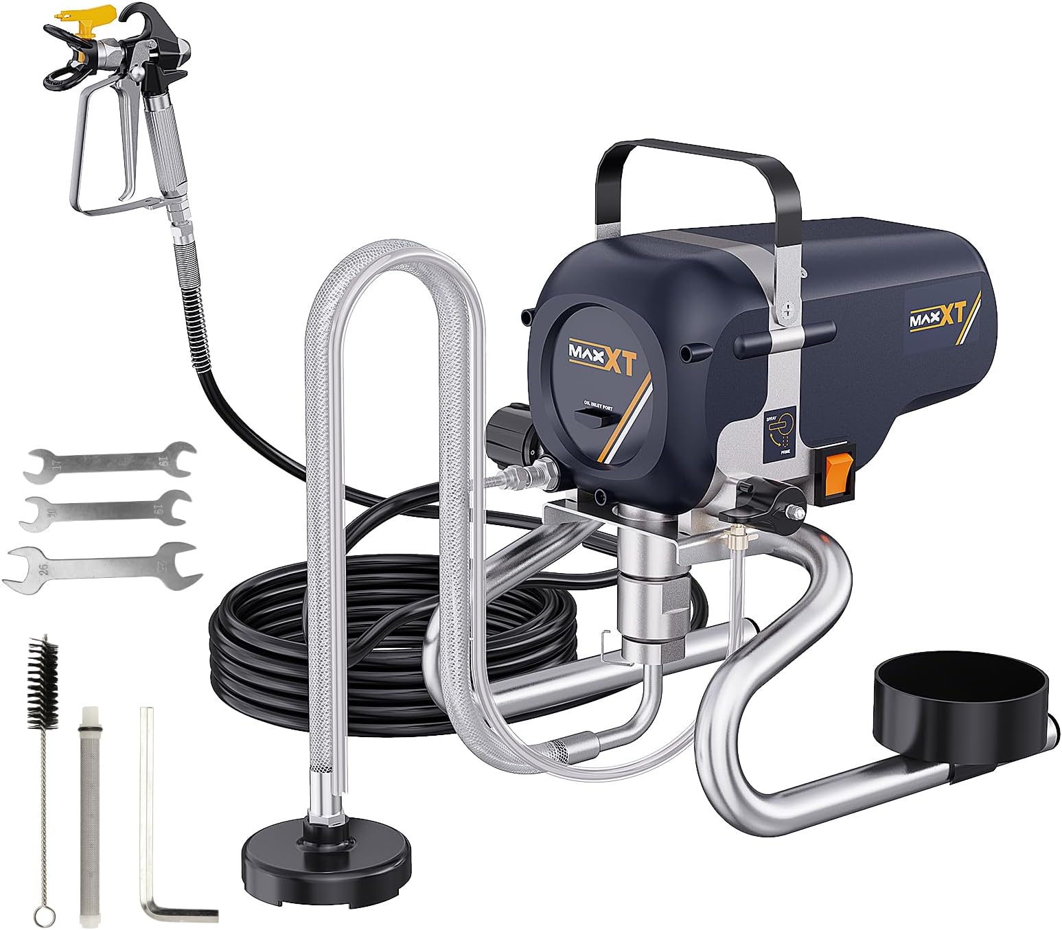 Tuyau Pour Pistolet à Peinture Sans Air 8m (26') - 1/4" - Flexible 5000PSI - Neuf Sous Emballage