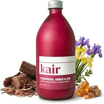Kair Signature Fabric Conditioner, Cedarwood Amber & Iris, Fabric Softener | 16.9 fl oz plant-based Refillable Fabric Softener; softens & protects fibers, pair with our Liquid Detergent