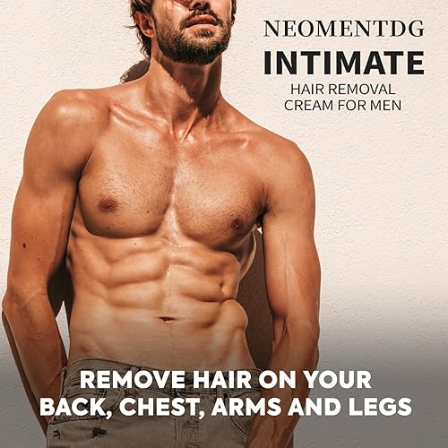Miniatura 2 de Crema depilatoria para hombres, crema de depilación íntimaprivada para hombres, sin dolor, impecable, calmante para cabello masculino no deseado en