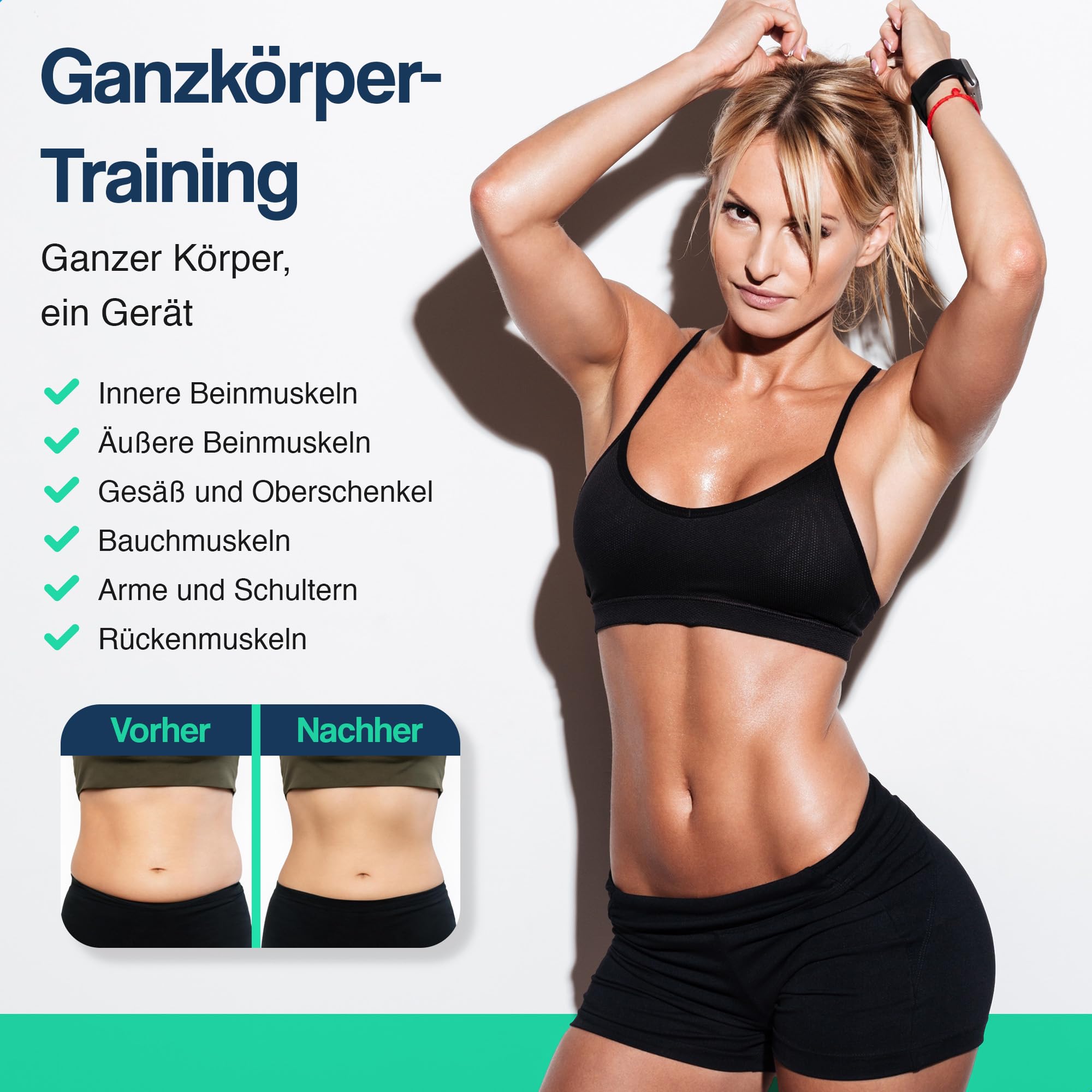 Hulser 2-in-1 Stepper für Zuhause mit Display - Ganzkörpertrainer mit Anpassbarem Widerstandssystem & Widerstandsbändern - Fitness Gerät für Arme, Oberschenkel, Gesäß & Schultern - Mit Bodenmatte