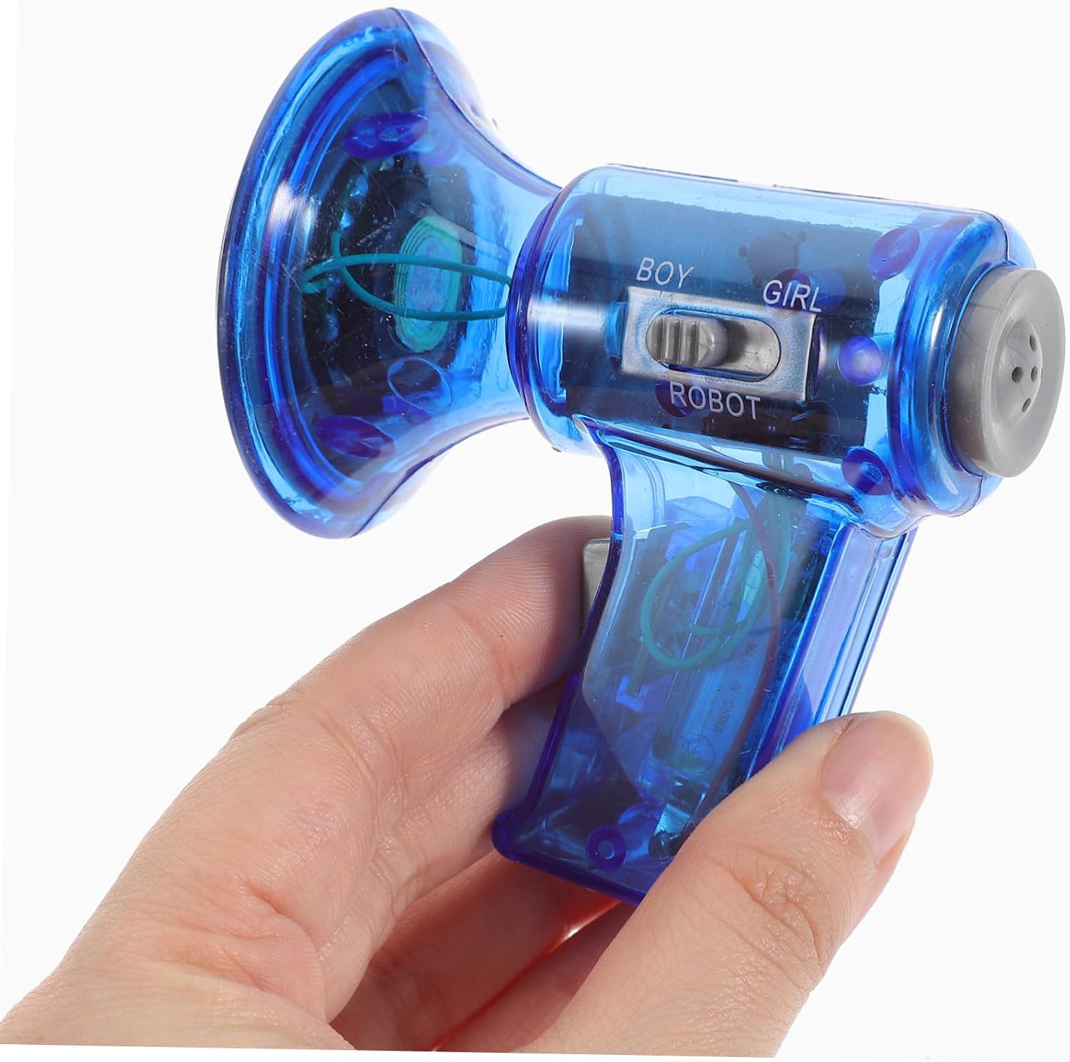 Multi Voice Changer Toy Speaker Mini Handheld Voice Amplifier for Boy Girl Effects with Lights for Parties and Gifts