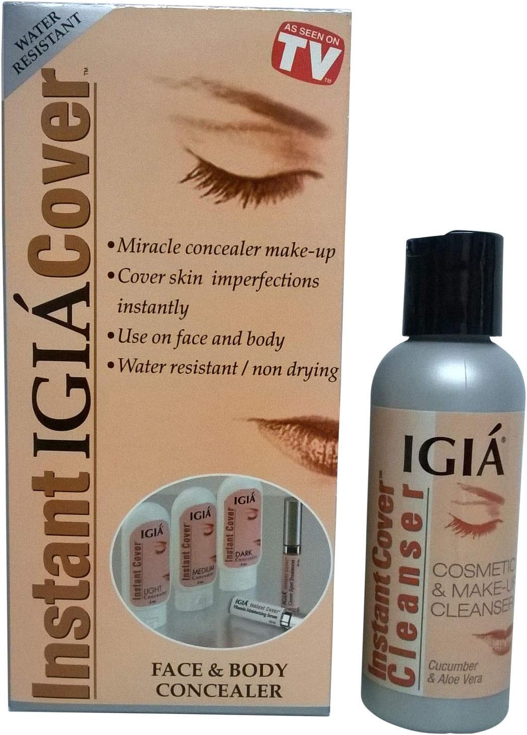 Igia Instant Cover Face & Concealer Camouflage Makeup Kit