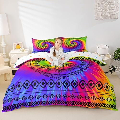 Miniatura 9 de Manfei Juego de funda de edredón con estampado 3D de lobo blanco, juego de ropa de cama de 3 piezas para decoración de habitación de niños y