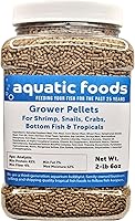 Vista 3 de Aquatic Foods Inc. Zeigler - Gránulos de hundimiento de 45 % proteínas, 1/16 x 3/8 pulgadas para camarones, caracoles, cangrejos, bagres, plecos