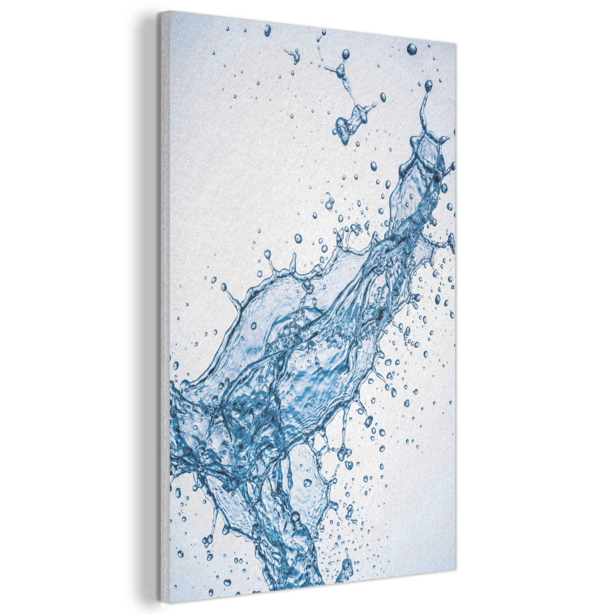 MuchoWow© Felt Panel 40x60 cm Room Style Piece Wallfillers Visual Display Decoration Wall Art Spash - Water - Blue